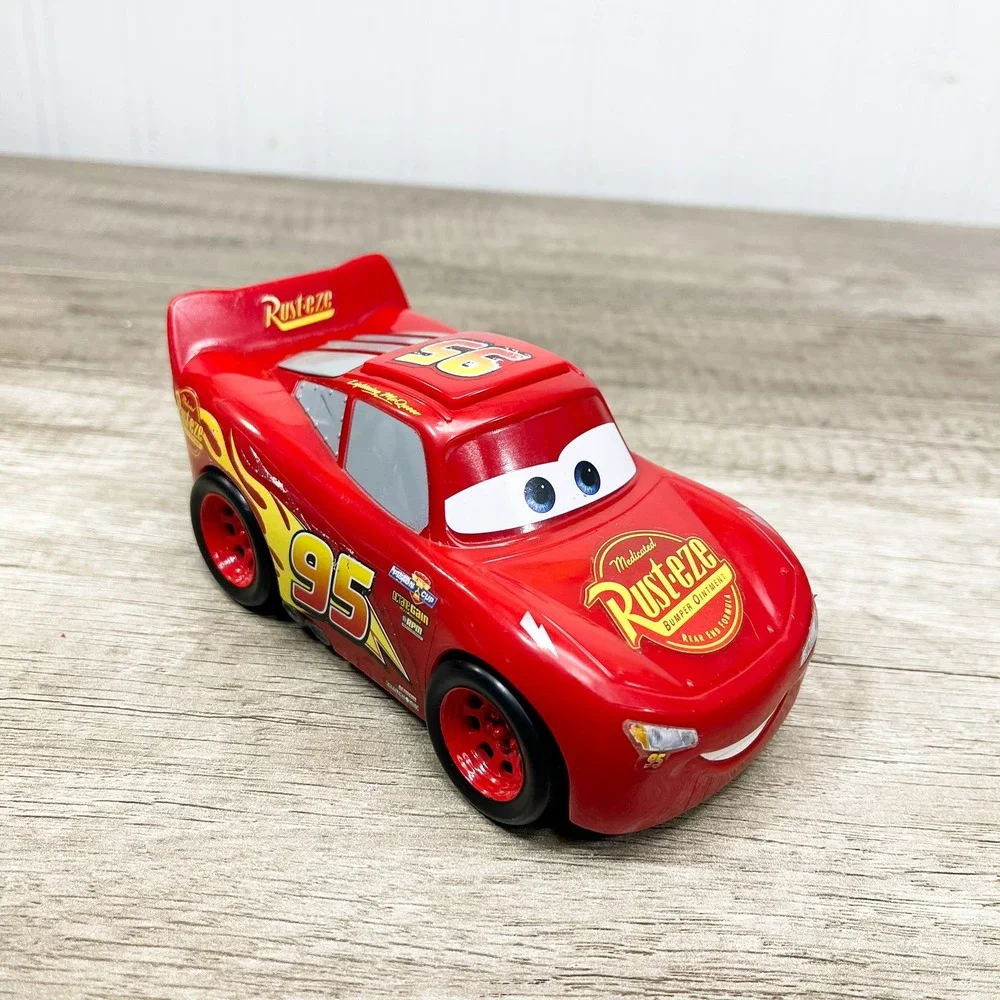 Disney Pixar Cars Mattel Lightning McQueen Red Rust-eze 95 works